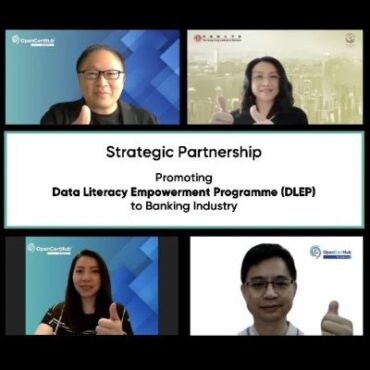 (Hong Kong) OpenCertHub Academy and Hong Kong Institute of Bankers are together upskilling Data Literacy of Bankers in HK
